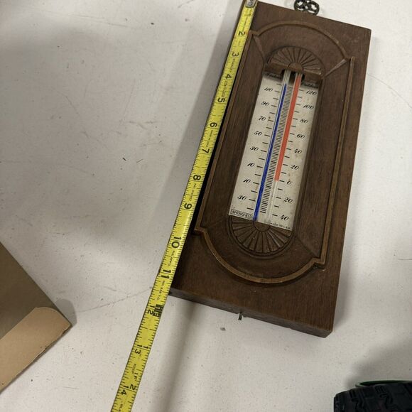 VTG 1970s Springfield Aspin 312 Indoor/Outdoor Weather Station -READ DESCRIPTION - Picture 6 of 6